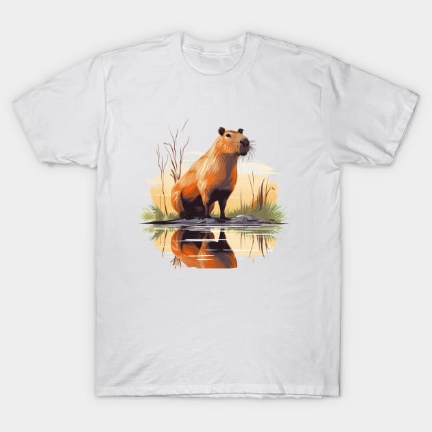 I Love Capybaras T-Shirt by zooleisurelife